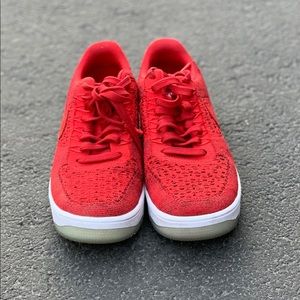 WORN Mens Nike Flyknit Air Force 1